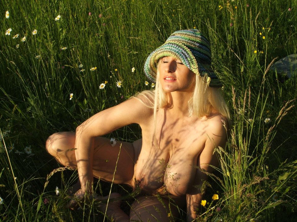 Busty Cassandra Nurturing Nature